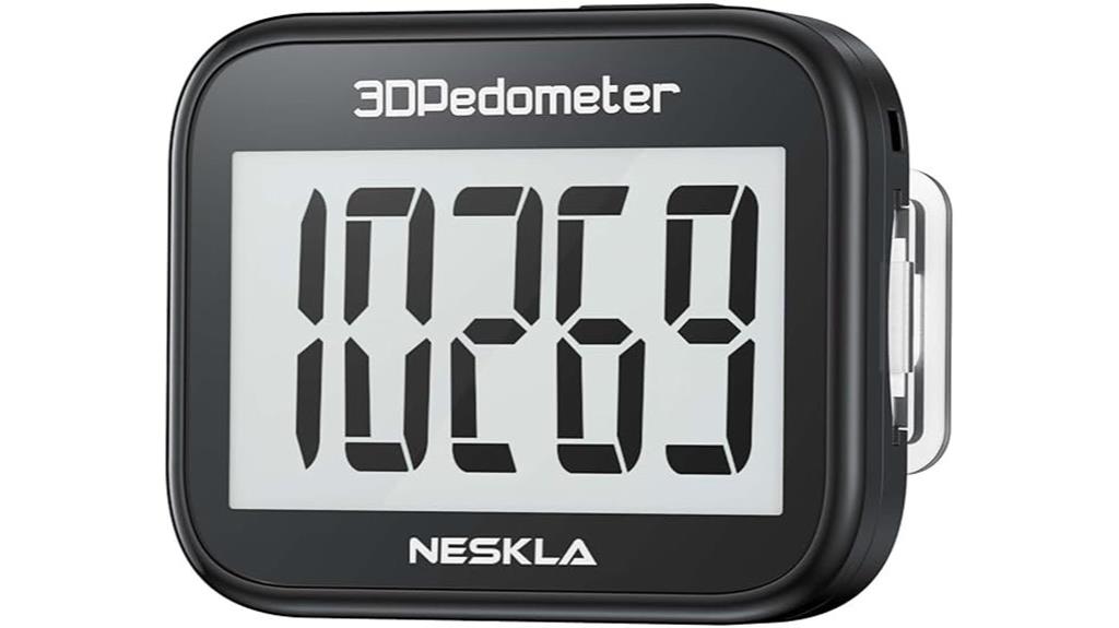 large display step counter