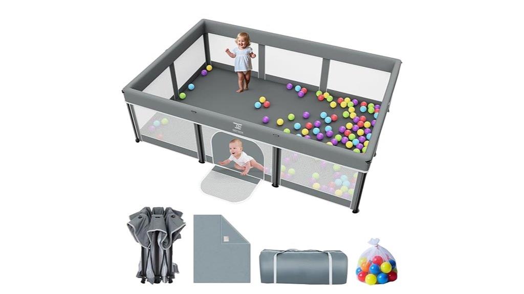 large foldable baby playpen