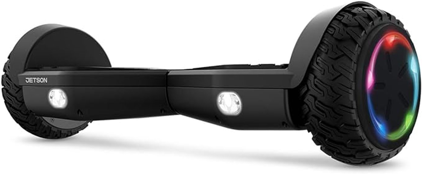 led hoverboard for all terrain