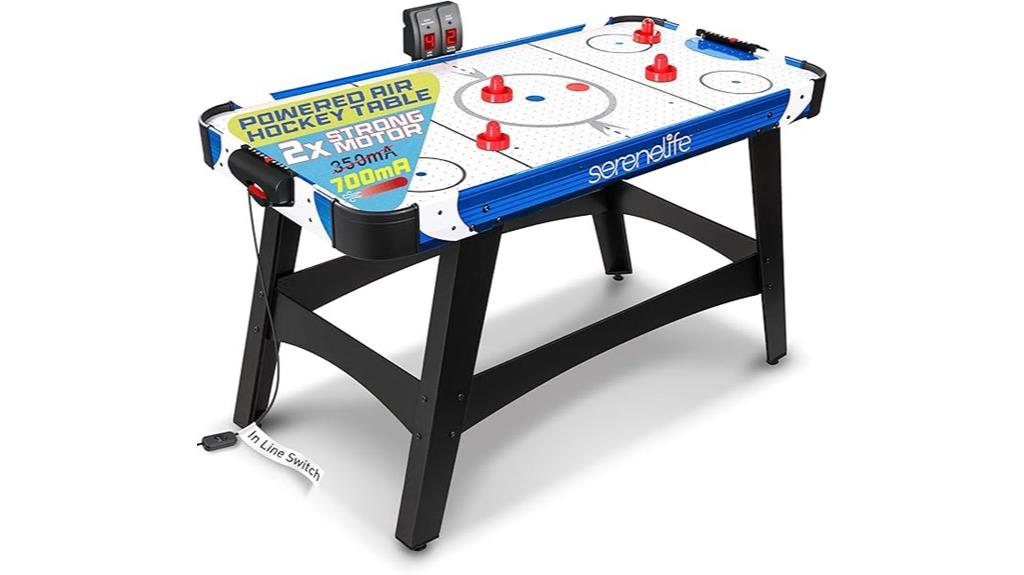 light up air hockey table