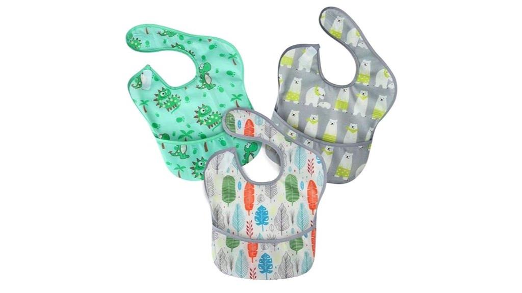 lightweight baby bibs set