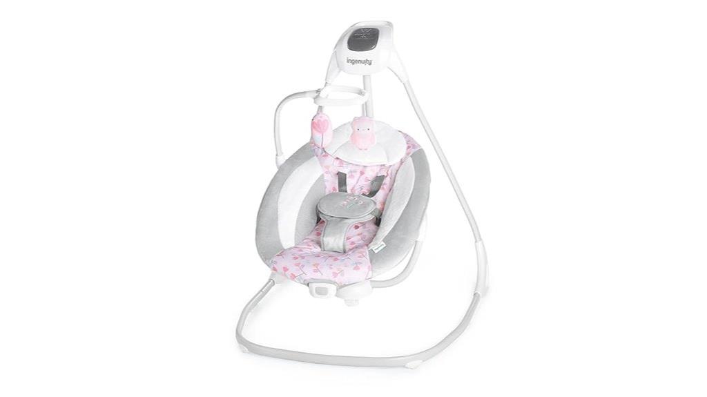 lightweight compact baby swing
