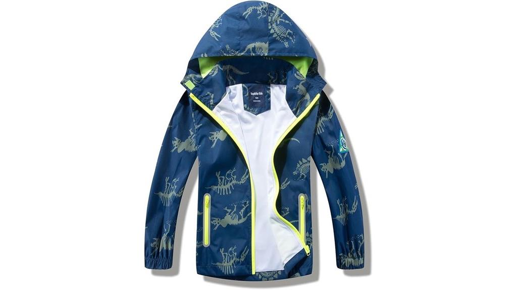 lightweight kids rain jacket