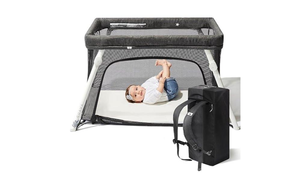 lightweight travel crib design