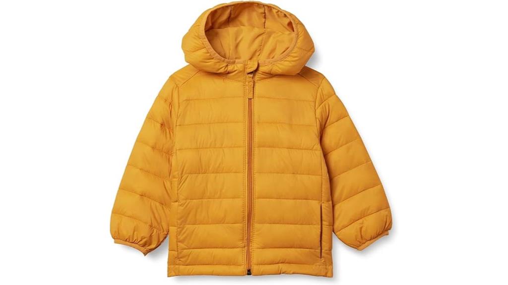 lightweight water resistant puffer jacket