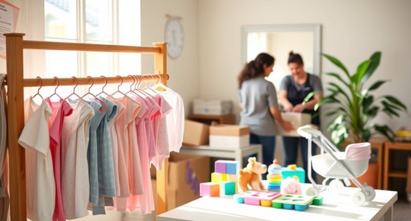 local baby gear donations
