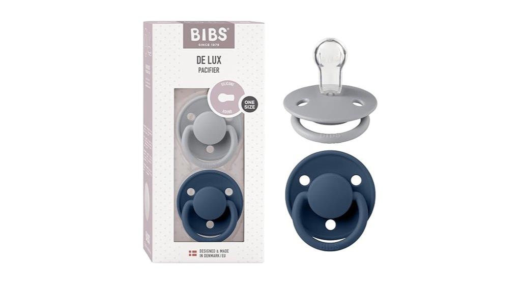 luxury baby pacifier set