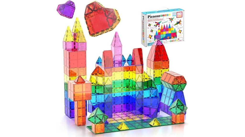 magnetic building blocks set
