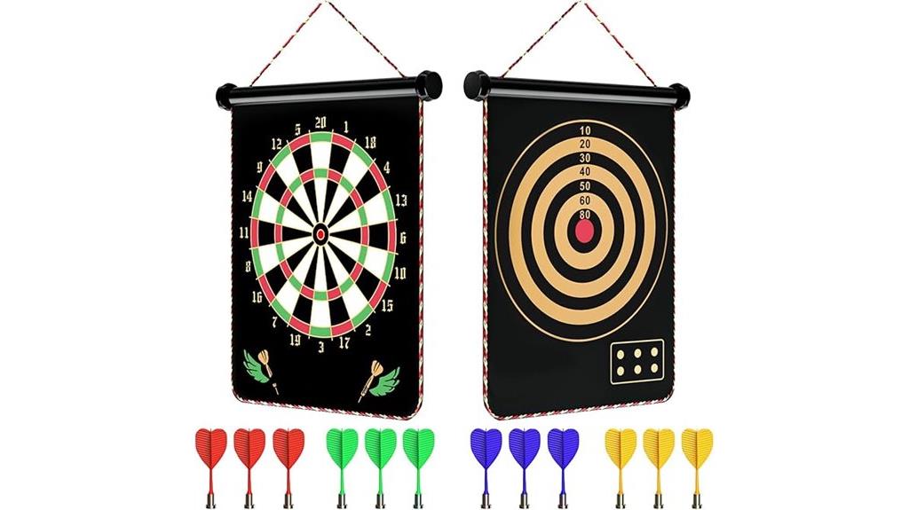 magnetic dart board set