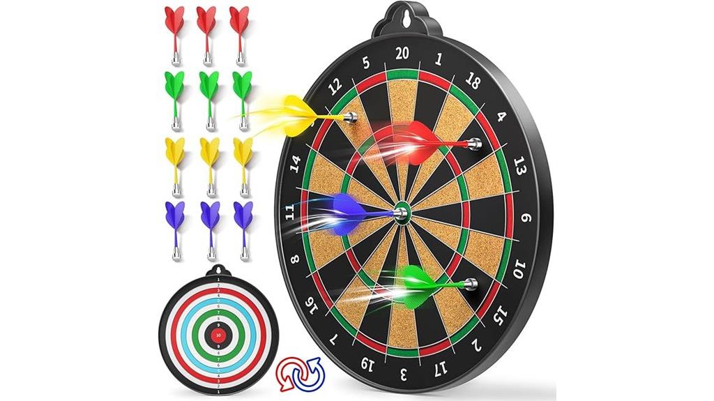 magnetic dart board set