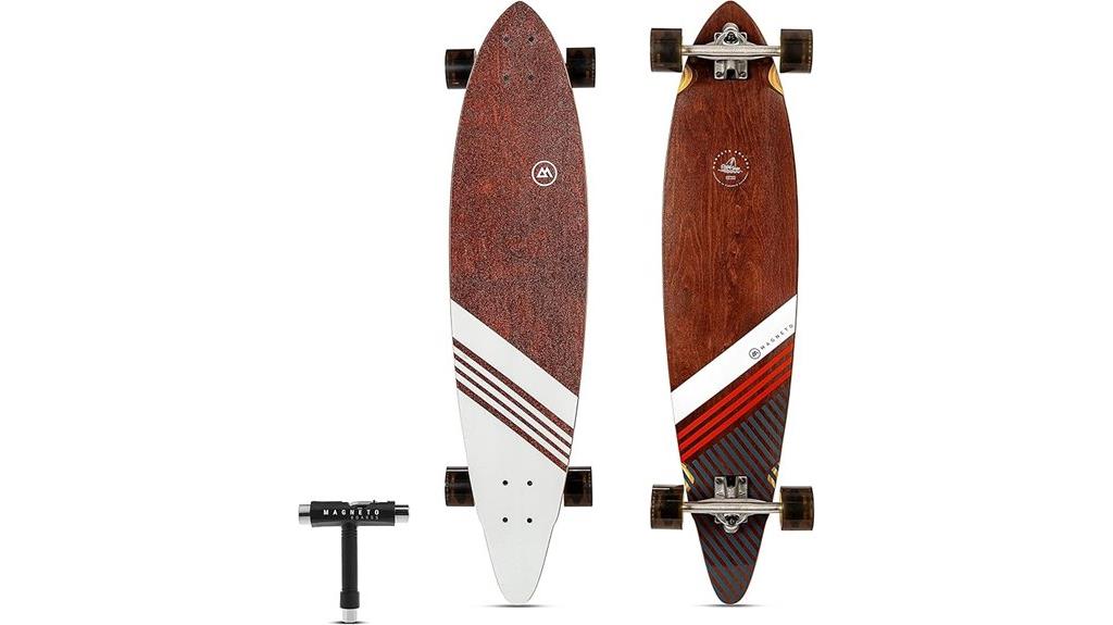 magneto 40 inch longboard skateboard