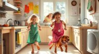 make chores enjoyable together