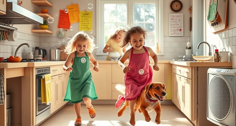 make chores enjoyable together