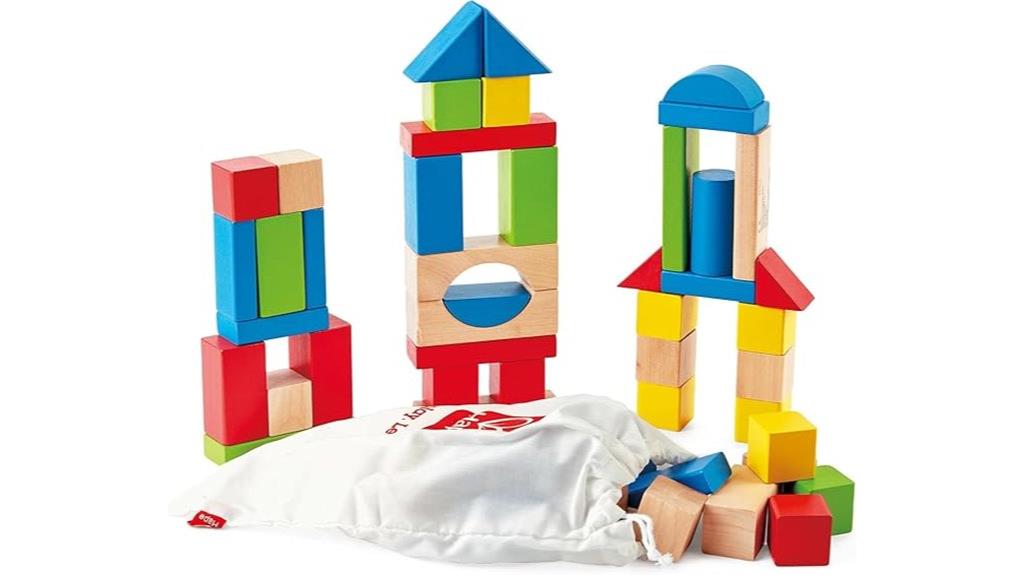 maple wood building blocks