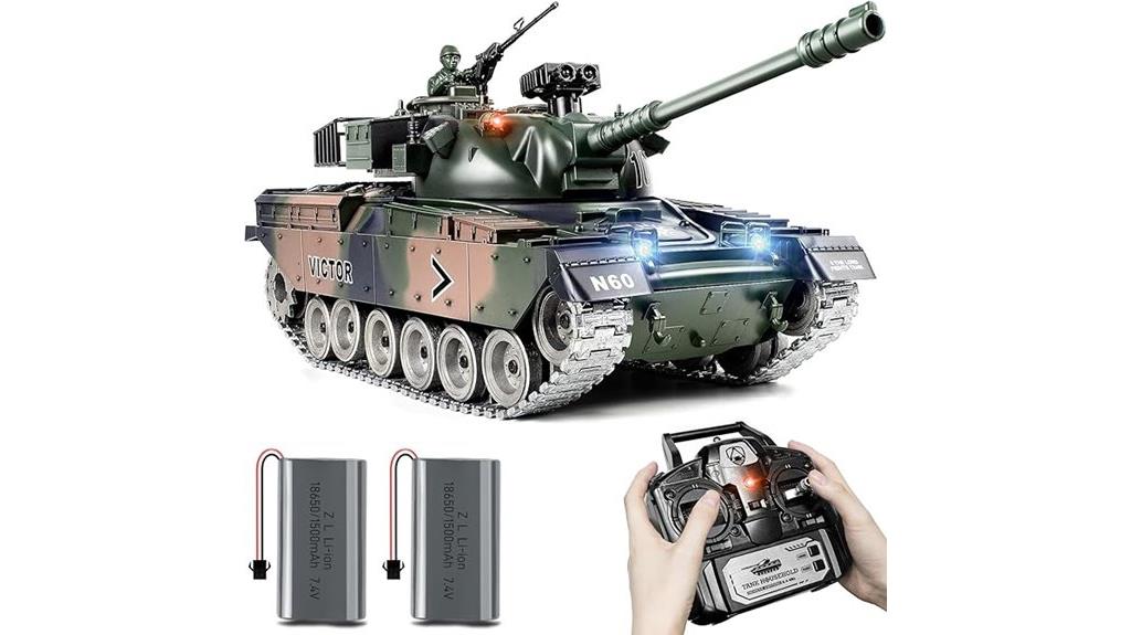 metal remote control tank