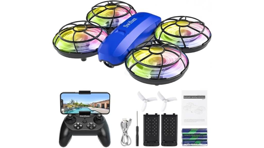 mini camera equipped drone
