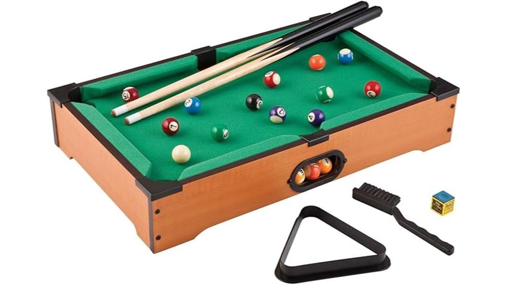 miniature billiard game set