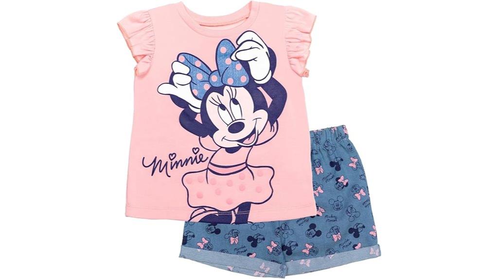 minnie mouse floral outfit