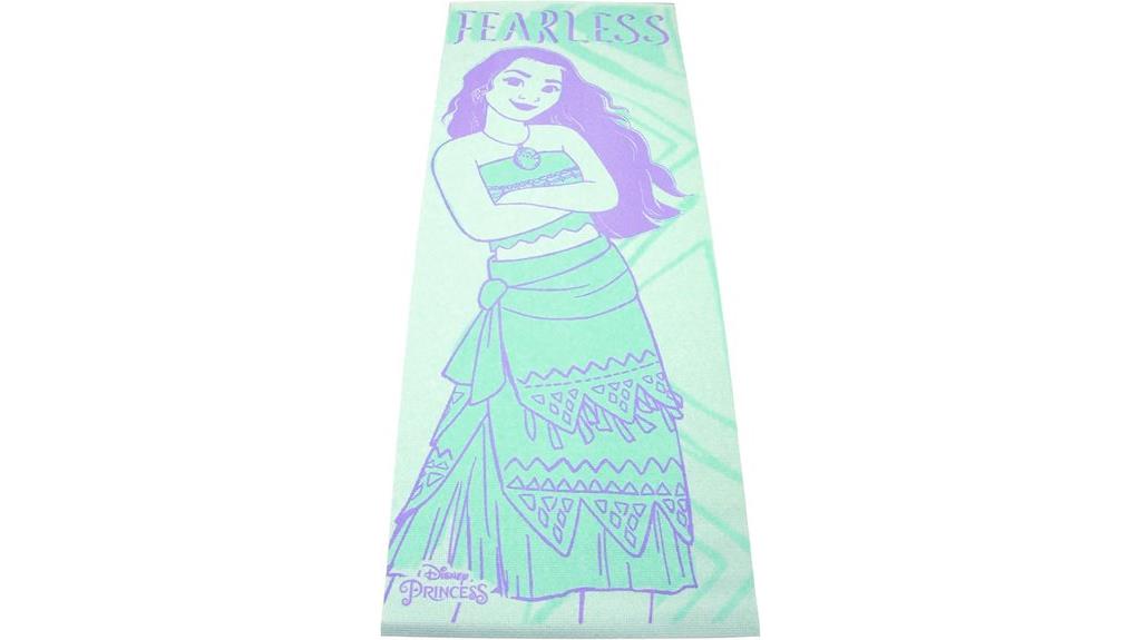 moana themed kids yoga mat