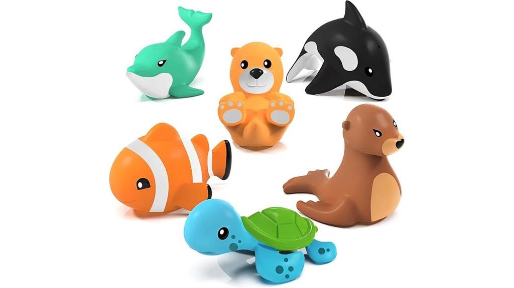 mold free bath toys pack