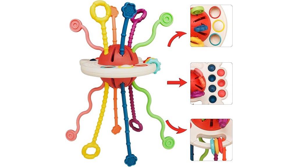 montessori silicone activity toy