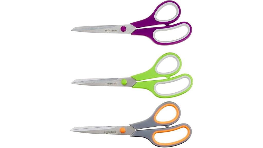 multicolor stainless steel scissors
