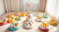 musical baby bouncers selection