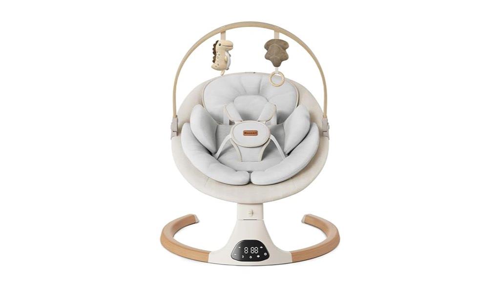 musical bluetooth baby swing