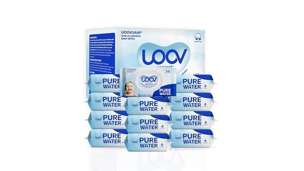 natural baby wipes pack