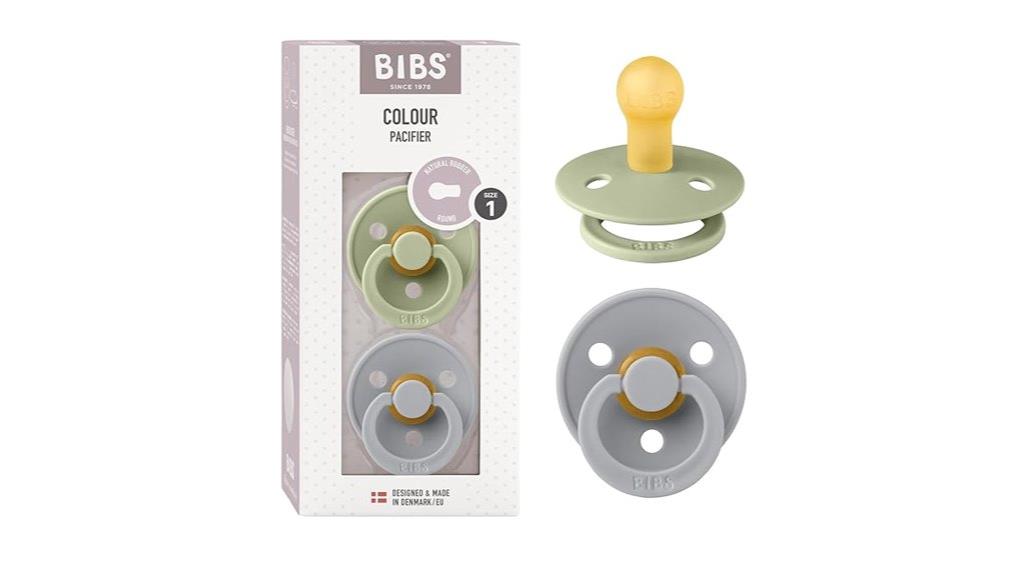 natural rubber baby pacifiers