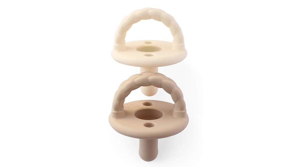 newborn silicone pacifier set