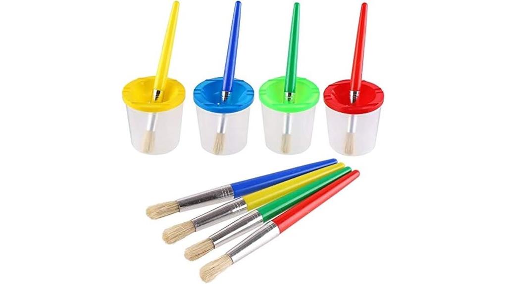 no spill paint cups