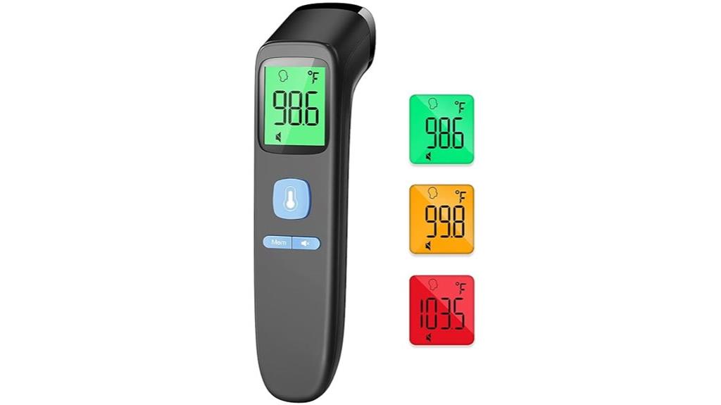 no touch forehead thermometer use