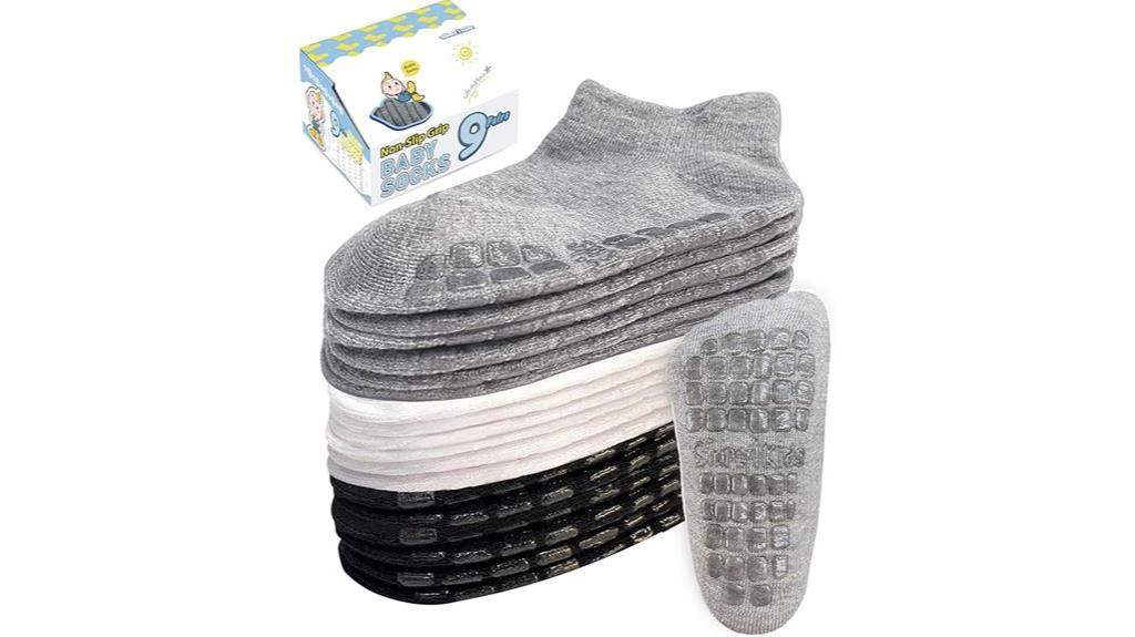 non slip toddler ankle socks