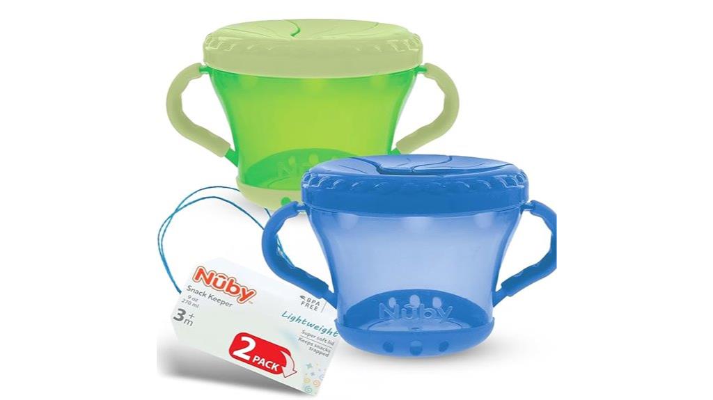 nuby snack keepers set