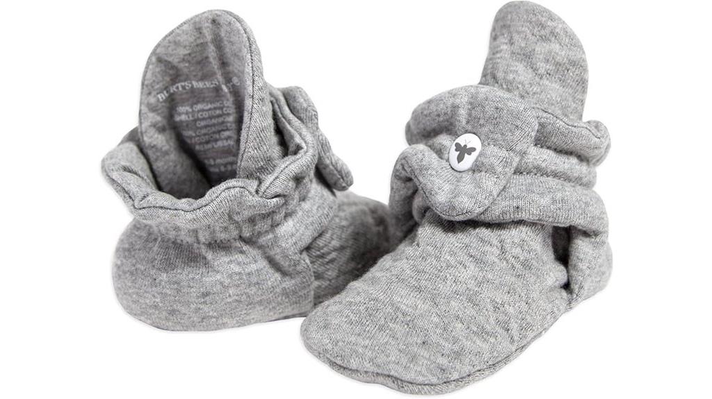 organic cotton baby booties