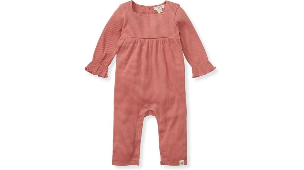 organic cotton baby romper