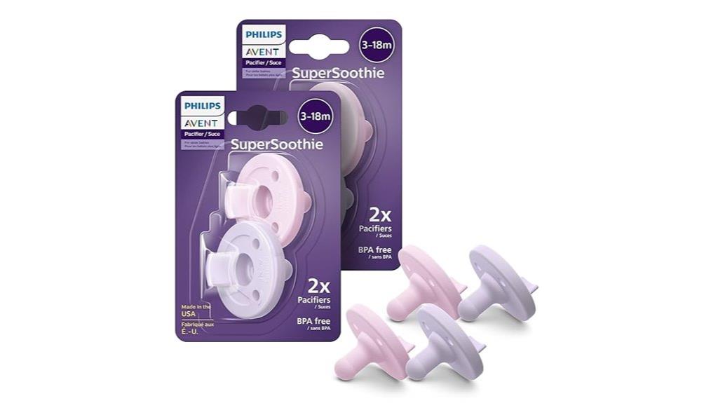 orthodontic baby pacifiers pack