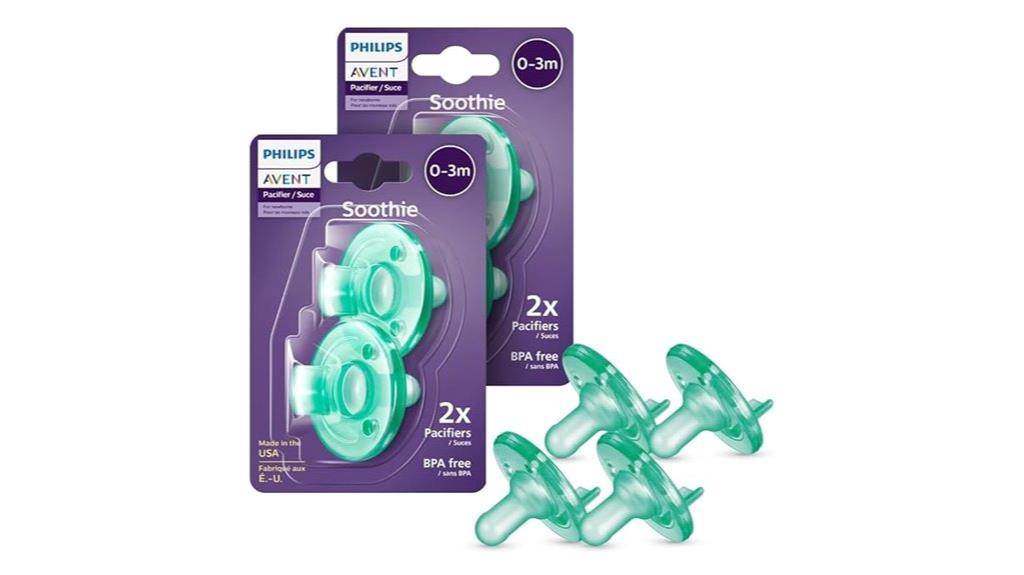 orthodontic baby pacifiers pack