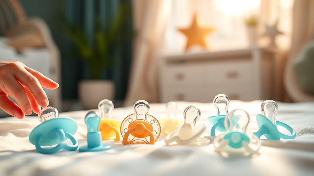orthodontic pacifier selection factors