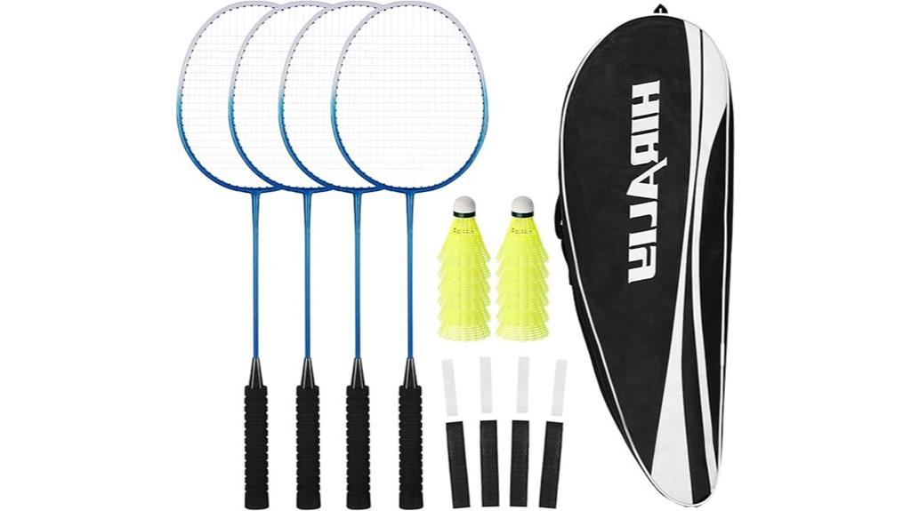 outdoor badminton racket set