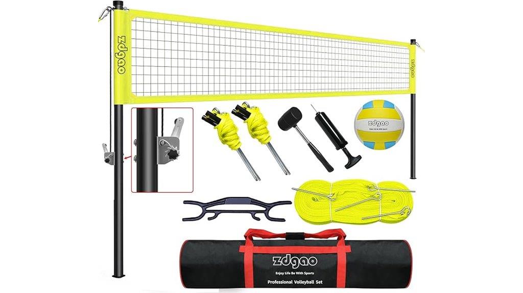 outdoor professional volleyball set