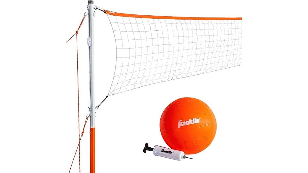 outdoor volleyball net set