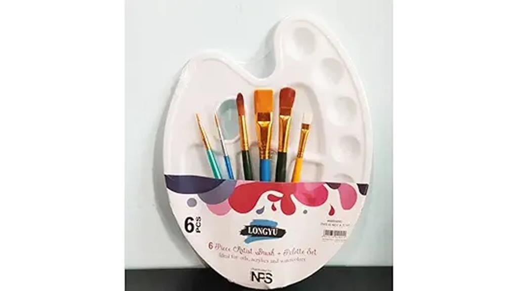 paint brush set included