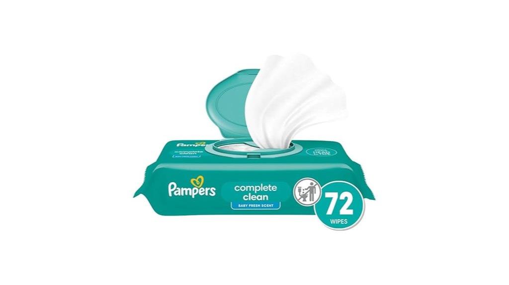 pampers baby wipes package