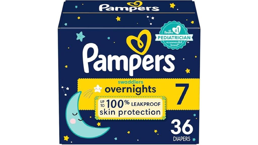 pampers overnight diapers size 7