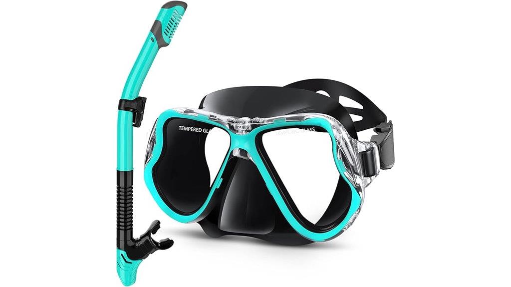 panoramic dry snorkel set