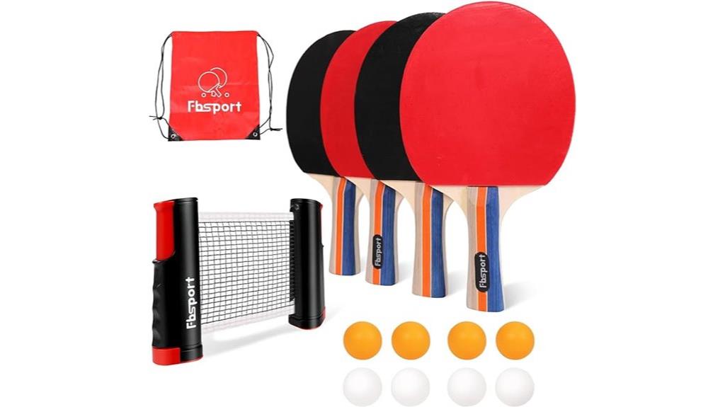ping pong paddle set