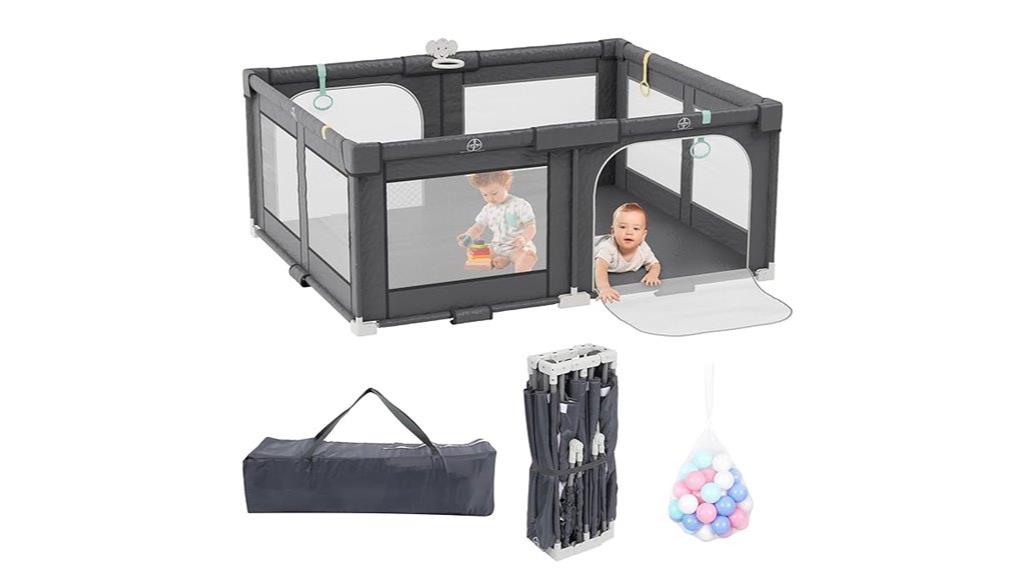 portable baby playpen set