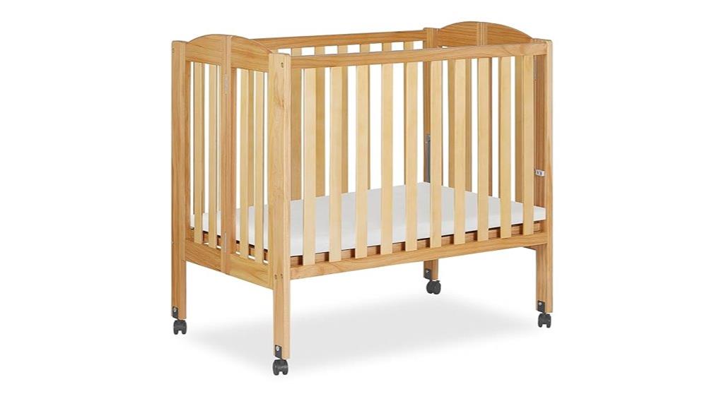 portable folding crib design